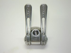 Suntour ΜΚ ΙΙ 2 symmetric shifter set clamp 28,6mm friction alloy vintage NOS