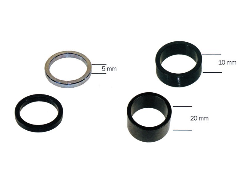 A-head aluminium spacers 1,1/8"