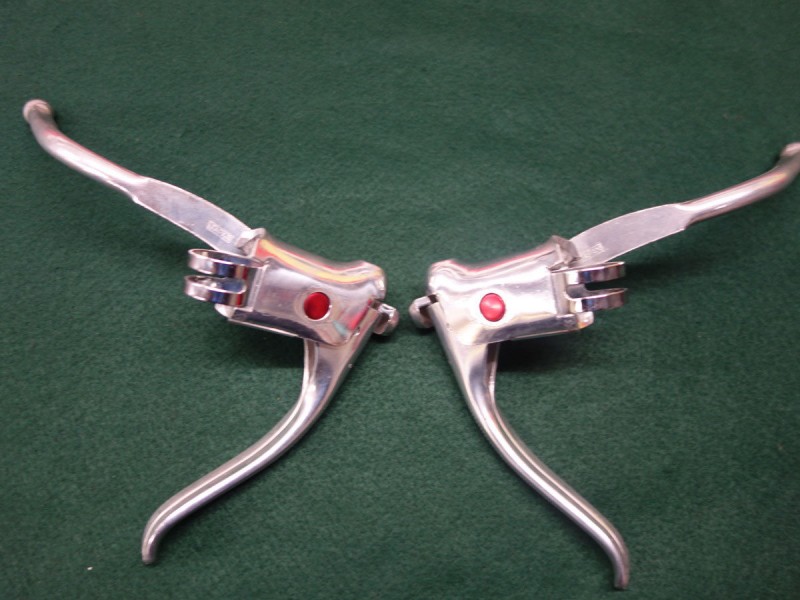 Nos dual DIA COMPE brake levers schwimm silver Road Bike - Racing