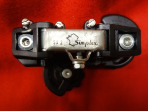 SIMPLEX εκτροχιαστής (πίσω) Model SX2, VINTAGE, NOS