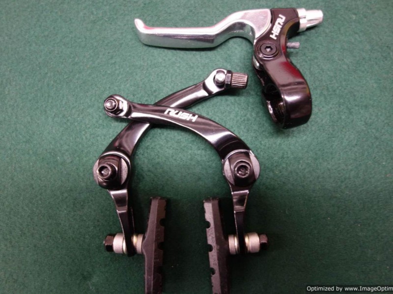 NOS CHANG-STAR front U brake+lever black