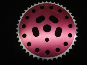Old school bmx NOS Tracer chainwheel 44 T pink