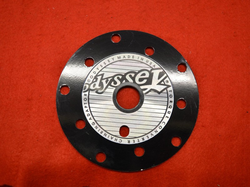 Odyssey power disc spider bash guard old school BMX black Nos vintage