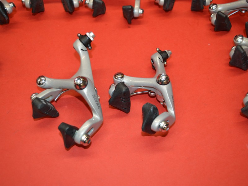 NOS Sachs Rival by Modollo brake calipers set light grey short vintage road bikes