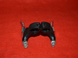 Nos Vanguard brake levers 2 fingers black/silver
