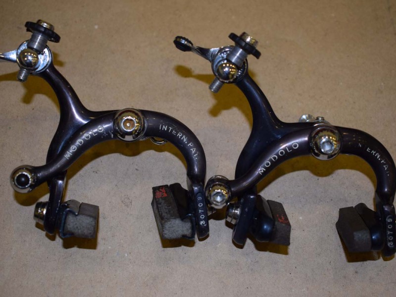 Nos Vintage Modolo Professional Intern Pat Brake set road black short 70s