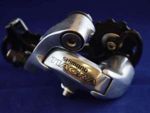 Shimano TIAGRA RD-4400 GS rear derailleur 9 speed silver long cage 