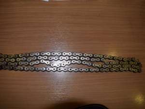SACHS COMMANDER Bicycle Chain 112 links 5 -7 speeds GERMANY NOS light gold