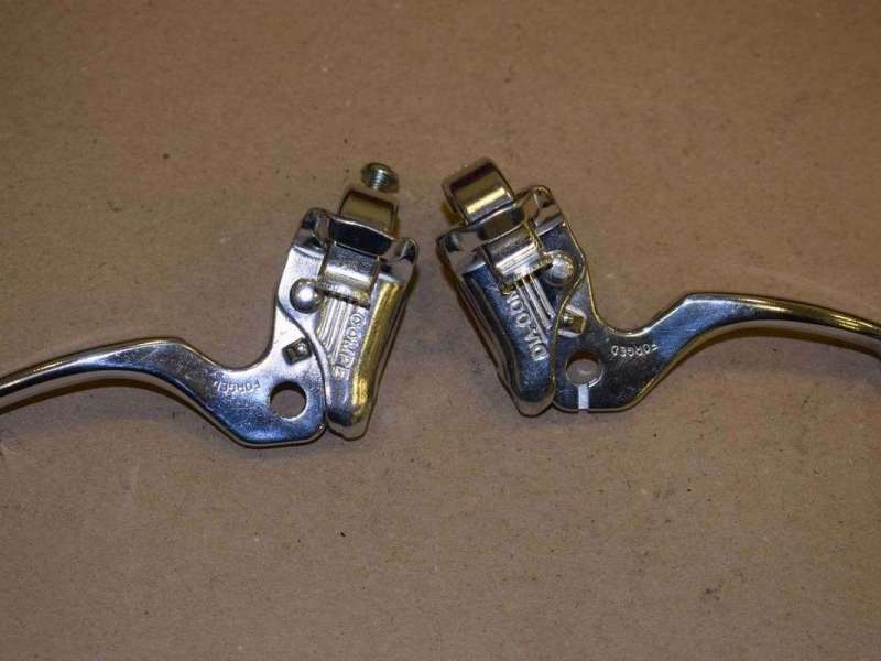 Dia-Compe MX 122 brake lever set silver Stamped 1990 MID SCHOOL BMX pair NOS