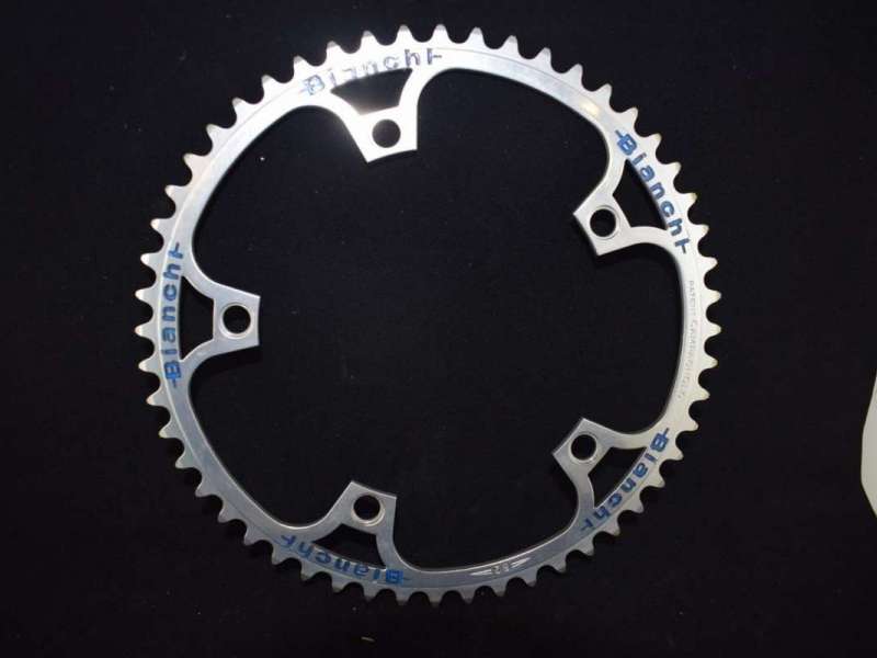 Bianchi / Campagnolo pista track chainring sprocket chainwheel 1/8 52 t BCD 144mm NOS