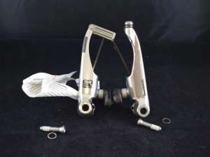 Shimano DX BR-M600 front V brake BMX Mid School silver vintage aluminium 90s NOS