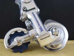 Shimano 600 ax RD-6300 rear derailleur short cage aluminium vintage 1980s NOS