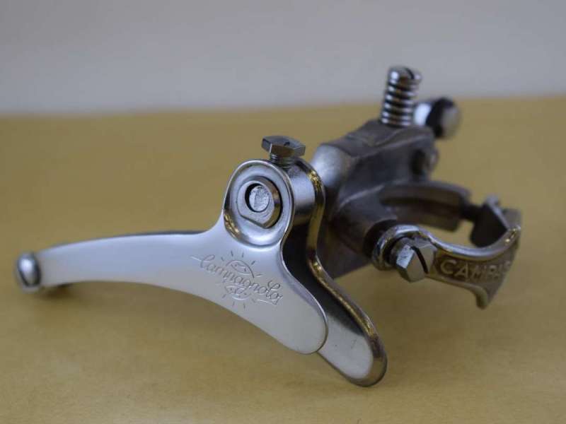 Campagnolo Gran Sport Valentino vintage front Derailleur 28.6 clamp 1960s silver NOS