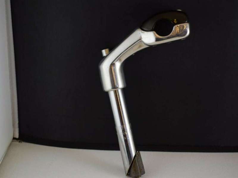 SAMENESS stem old school bmx silver alloy 21.1mm 80mm Stamped 87 Vintage NOS