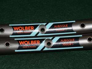WOLBER Aubisque Tubular Rim Set 700c 28'' 36 hole dark brown Made in France NOS
