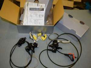 Shimano Deore XT ST- M775 Shifter Brake Lever / caliper Set 3x9 sp Hydraulic NOS