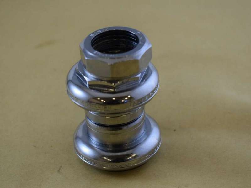 TANGE FALCON headset 1'' inch threaded vintage steel chrome Japan NOS