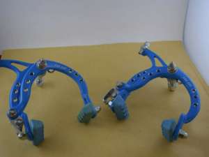 old school bmx Nos Lee Chi 1001 brake calipers set side pull cyan 80s 