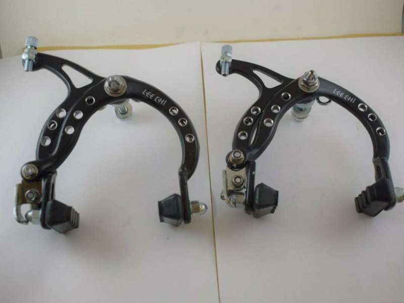 Lee Chi 1001 brale caliper set side pull black 1980s Old School Bmx NOS
