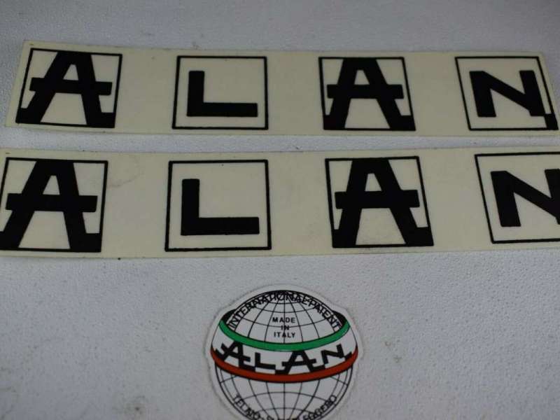 ALAN Frame Decals Stickers Road Racing Bike Vintage 90s New Old Stock