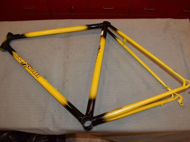 GUERCIOTTI SPRINT Road Frame Vintage 52cm / 52cm Columbus Aelle ITALY Made NOS