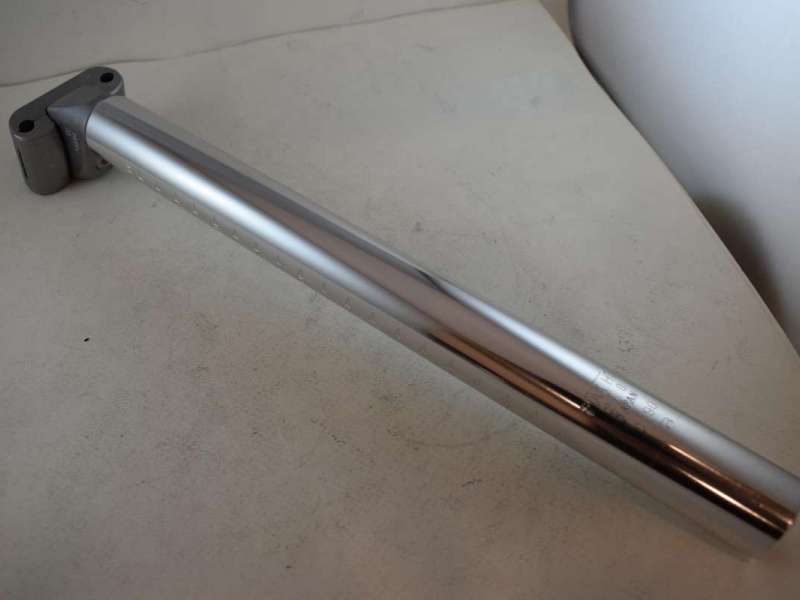 Sakae Ringyo SR C-90 seat post pillar 27.0 mm 310 mm Japan Stamped aluminium NOS vintage