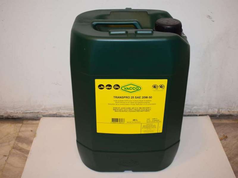 YACCO TRANSPRO 25 SAE 20W-50 20 L