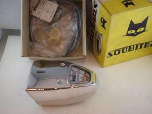 SOUBITEZ HURET 941 kn headlight tachometer combo vintage retro 677 111 12 NOS