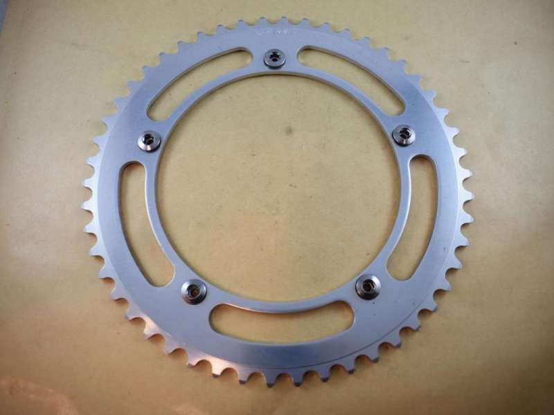 GIPIEMME pista track chainring chainwheel sprocket 50 teeth BCD 144mm alloy NOS