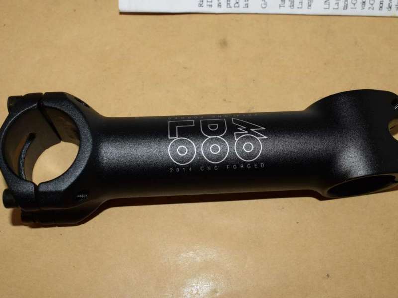 MODOLO 1-1/8" threadless ahead stem 31,8mm handlebars 130mm black Italy 177gram