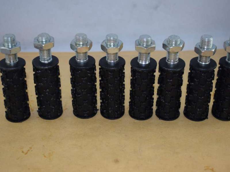  Old School Bmx Fork Spinner Pegs Stander Step BULK 4 SETS threaded1980s NOS