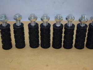  Old School Bmx Fork Spinner Pegs Stander Step BULK 4 SETS threaded1980s NOS