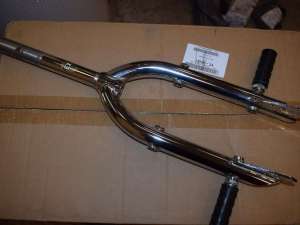 ISHIWATA EX cr-mo 20'' threaded fork 1'' old school bmx JAPAN early 1980s NOS