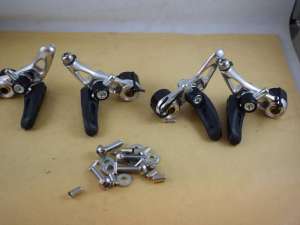 CANTILEVER Brake Caliper Set  Vintage silver NOS