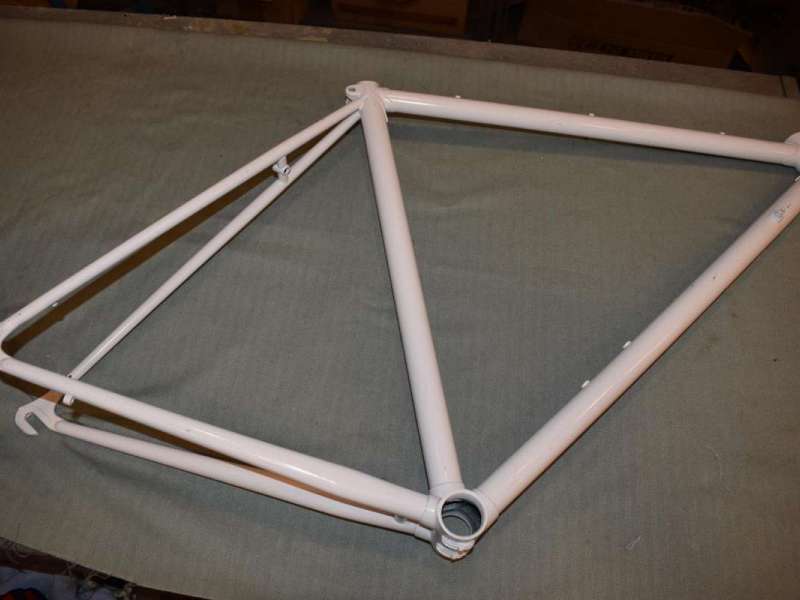 Vintage Small size Steel Road Racing Frame 51mm / 53mm 700C 126mm rear axle NOS