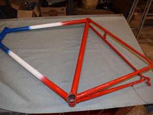 Vintage road racing frame steel 60cm / 58cm 126mm 6-7sp needs repaint NOS
