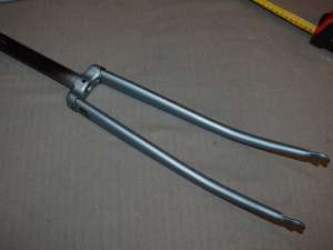 PUCH Vintage 1'' inch road rigid fork 700C blue RAF 165mm Made in Austria NOS