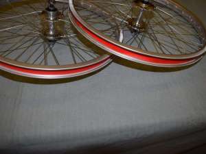 ARAYA MP-22 / SUZUE wheel set 36 hole 20x1.50 Suzue high flange hub old school bmx NOS