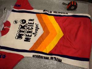 MIKO MERCIER CASTELLI vintage cycling jersey size 4 short sleeve Vintage NOS