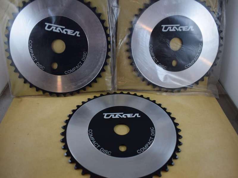 3 pieces BULK Tracer Compact disc bmx old school chainwheel chainring sprocket 44t NOS