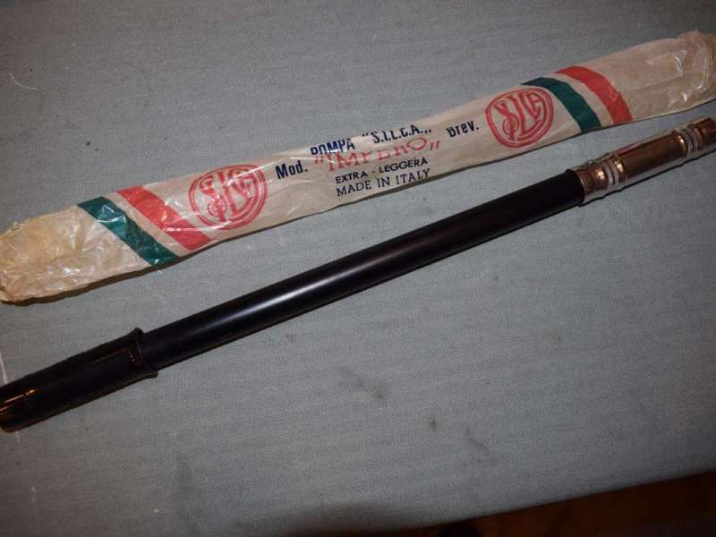 IMPERO SILCA Bicycle Bike frame air pump full pressed 52cm Vintage Italy NOS