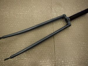 Reynolds 531 vintage road frame fork 1'' threaded 700C 140mm metalic cyan NOS