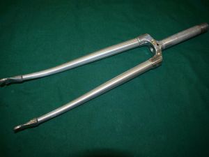 ALAN road rigid fork 1'' alloy 700C 147 mm steerer length threaded Vintage Used