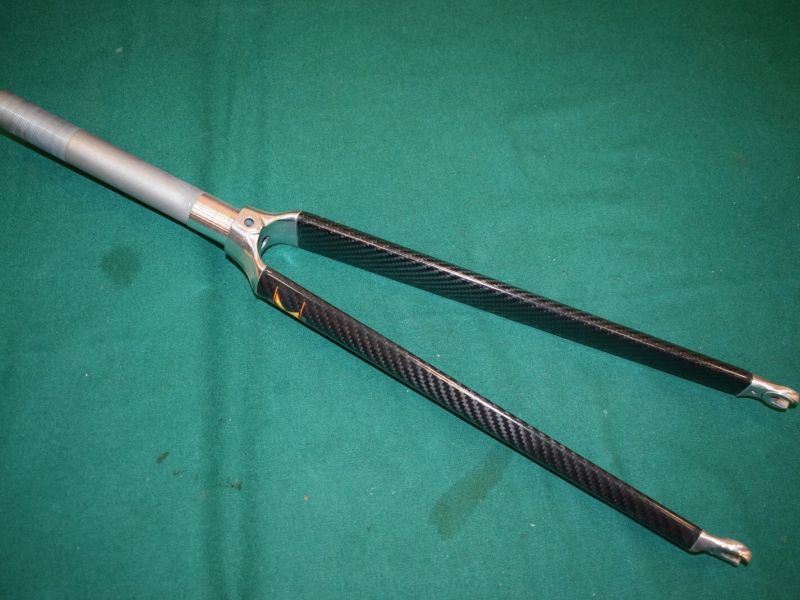 KINESIS 1'' inch Carbon road fork 700C threaded 190 mm straight blade 420g NOS